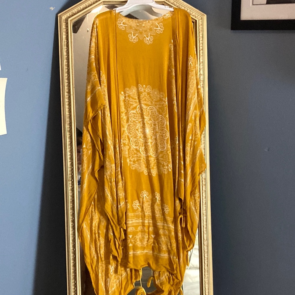 Yellow cardigan from Maurice’s